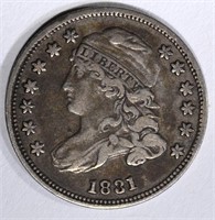 1831 CAPPED BUST DIME, XF