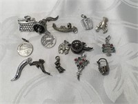 15 Sterling Silver Charms