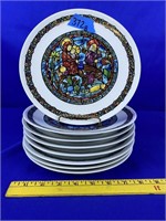 Limoges dinner plates 8pc