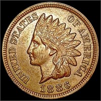 1886 Indian Head Cent CLOSELY UNCIRCULATED