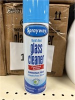 Sprayway glass cleaner 12 cans