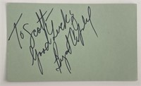 Bryant Gumbel original signature