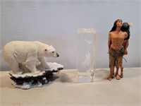 Polar Bear Crystal Dancers Native Indian Decor