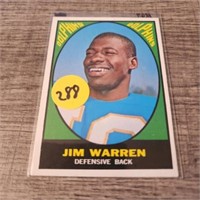 1967 Topps Football Jim Warren