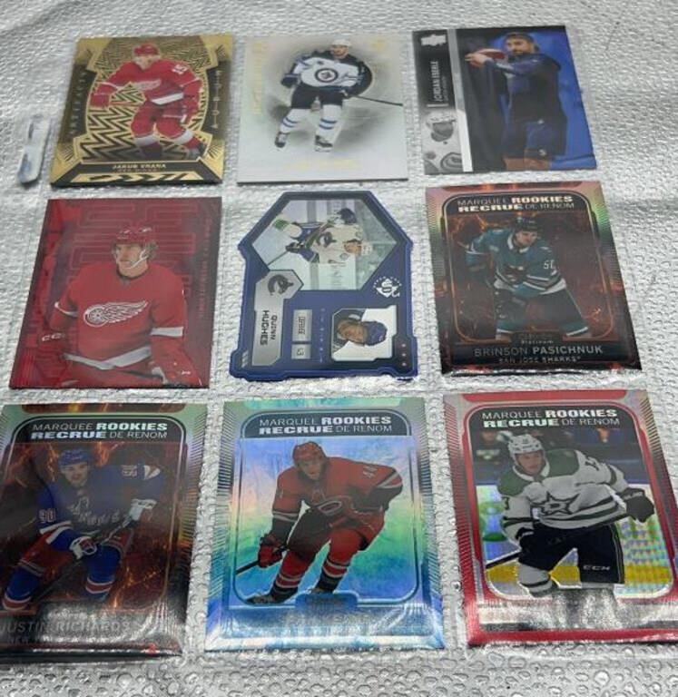 Topps NHL cards - some autographed