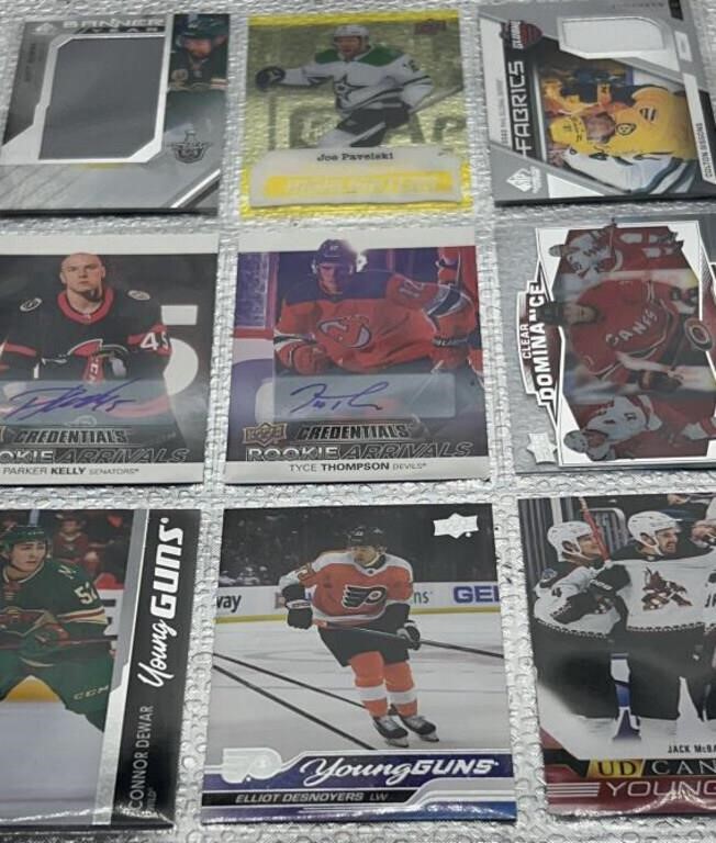 Topps NHL cards/ jersey cards- some autographed