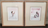 Pair of Loyan Mani Prints. 'A Mother's Love' &