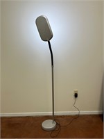 silver adjustable floor lamp B
