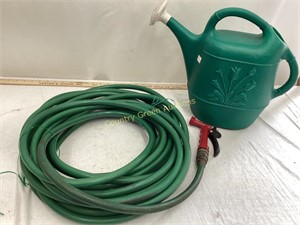 Garden Hose & Watering Can