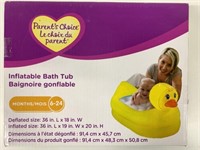 New Parent's Choice Inflatable Bath Tub