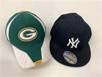 Green Bay & New York Ball Caps