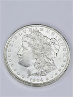 1904 O Morgan Silver Dollar, 100