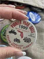 1999 Pioneer Park days button 31st annual