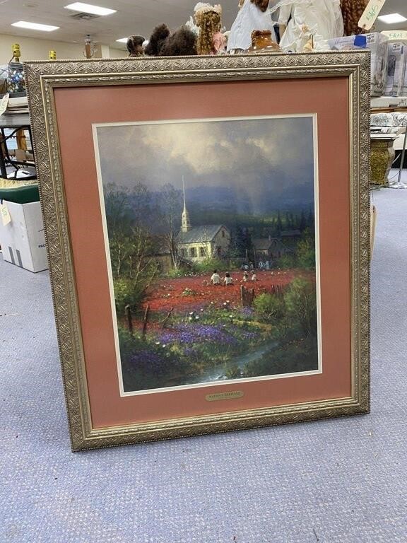 Framed/Matted Print G.Harvey 27"x32"