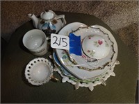 Assorted Saucers and Mini Teacups