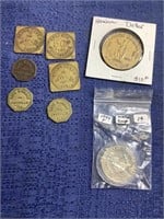 Vintage Danville, Illinois trade tokens, 1975