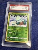 Pokémon snover grated card
