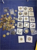Foreign coins, Canadian coins.  See pictures