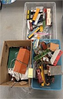 3 Boxes of Train Cars & Accessories