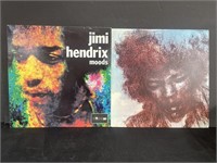 Pair of classic Jimi Hendrix LP Albums. Moods and