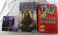 3 Boxes of Battle Trading Cards & more