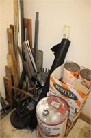 Items in Corner of Garage