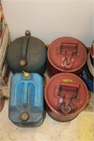 (2) Gas Cans & (2) Kerosene Cans
