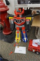 large Transformer toy, 27" tall