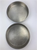 (2) Mirro 8" Aluminum Pans