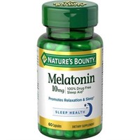 Nature S Bounty Melatonin Sleep Aid Capsules  10 M