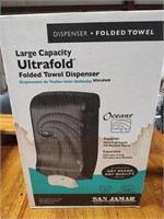New San Jamar Ultrafold Towel Dispenser
