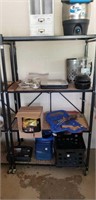3 x 5' metal shelves 26" d collapsible to