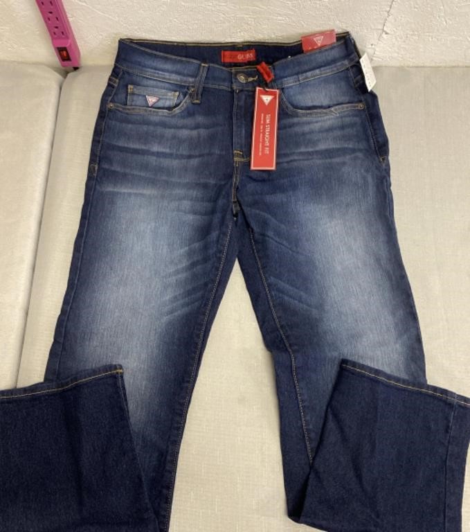 Guess Slim Straight Jeans Size 33x30
