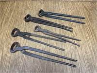 Lot of Antique Nippers (5)