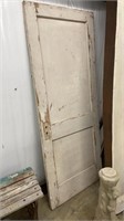 White Chippy Antique Door, Great For Display.