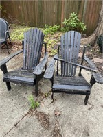 2 Adirondack style chairs, they do not feel