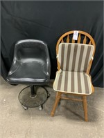 VTG Rolling Chair w/ Lawn Mower Seat Mounted