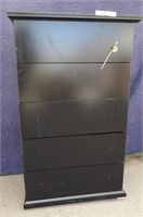Wayfair Black 5 Shelf Dresser 55x15x30
