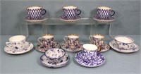 (10) Good Porcelain C+S Sets