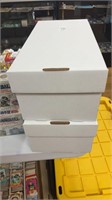 Two Graded Shoe Storage Boxes