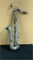 Vintage 1920s C Melody Saxophone Silver Made in