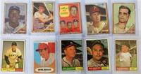1962 & 1961 Topps Baseball Cards 2 Lots of 5