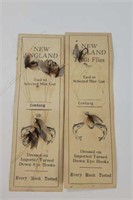 9 VTG New England Trout Flies Cowdung