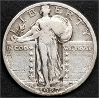 1927-P Standing Liberty Silver Quarter, Better