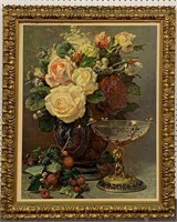 Robie Print, Flowers And Fruit