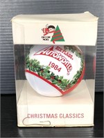 Six Flags AutoWorld 1984 Christmas ornament