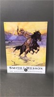 Smith and Wesson Metal Sign
