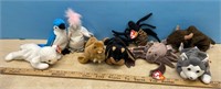 9 Beanie Babies.  Important note: The closing