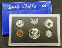 1970 US Mint Proof Set with Silver Kennedy Half