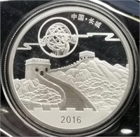 2016 China 1oz .999 Moon Festival Medal w/COA
